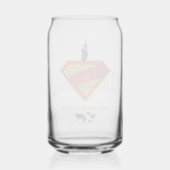 Laatste zoon van Krypton Emblem Blikvorm Glas (Achterkant)