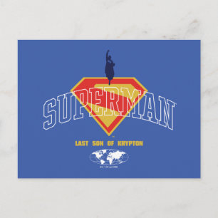 Laatste zoon van Krypton Emblem Briefkaart