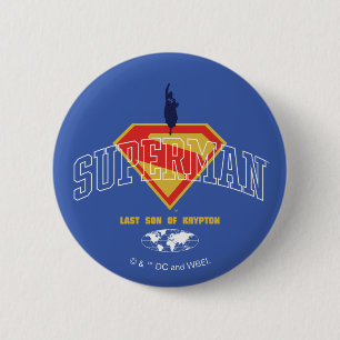 Laatste zoon van Krypton Emblem Ronde Button 5,7 Cm