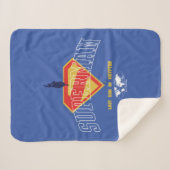 Laatste zoon van Krypton Emblem Sherpa Deken (Voorkant (horizontaal))