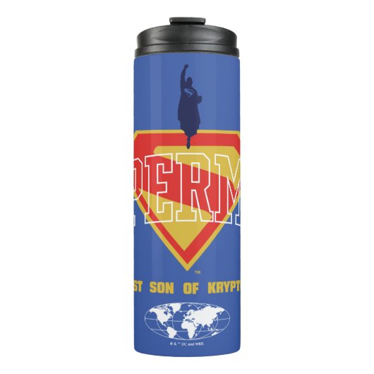 Laatste zoon van Krypton Emblem Thermosbeker (Voorkant)