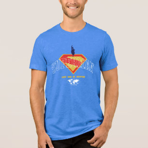 Laatste zoon van Krypton Emblem Tri-Blend Shirt