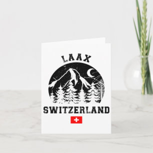 Laax Zwitserland Skigebied Alpen Alpineskiën Zwits Kaart
