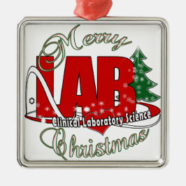 LAB CHRISTMAS KLINISCHE LABORATORIUMWETENSCHAP METALEN ORNAMENT