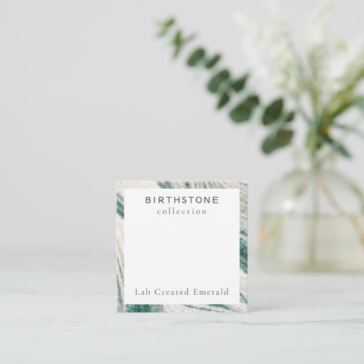 Lab Creëer Emerald Ketting Packaging Kaart (Staand voorkant)