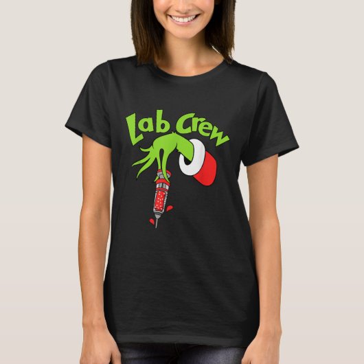 Lab Crew Merry Christmas Laboratory Tech Nurse Xma T-shirt (Voorkant)