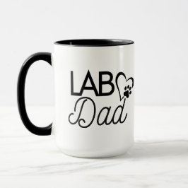 "Lab Dad" Coffee Mok