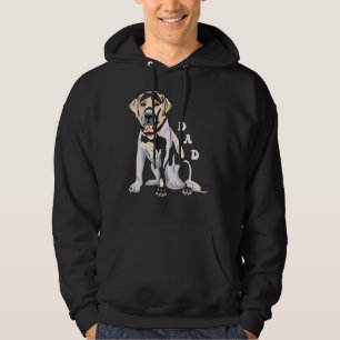 Lab Dad Fox Yellow Labrador Retriever Hoodie