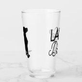 "Lab Dad" Pint Glass Glas (Rechts)