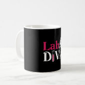 Lab Diva Lab Tech Chemist Laboratory Technician Koffiemok (Voorkant links)