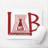 LAB FLASK LOGO MT - MEDISCHE TECHNOLOGISCH MUISMAT (Met muis)