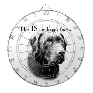 Lab Happy Face Dartbord