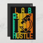 LAB HUSTLE - #LABLIFE BRIEFKAART (Voorkant / Achterkant)