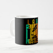 LAB HUSTLE - MUG #LABLIFE CAFÉ (Devant gauche)