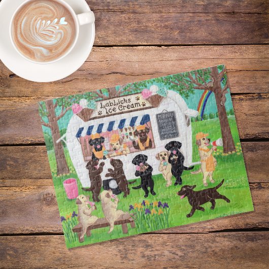 Lab Licent Ice Cream Labradors Legpuzzel
