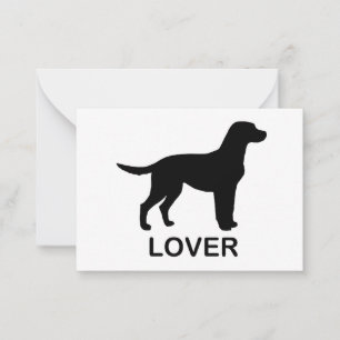 lab liefhebber notitiekaartje