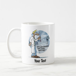 Lab Life PhD Paniek Koffiemok