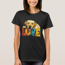 Lab Love Labrador Illustratie | Grafische Hond Lie