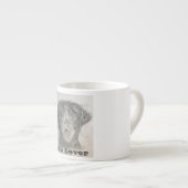 Lab Lover Espresso ou Bone China Mug (Devant droit)