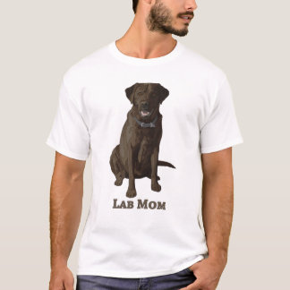 Lab Ma Chocolate Brown Labrador Retriever Dog Lov T-shirt