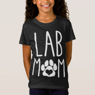 Lab Mam Hondenliefhebber Gift for Moederdag Mama T-shirt