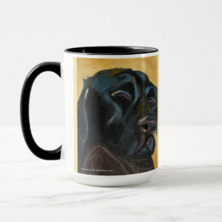 Lab Noir Endormi | Mug Deux Tons, 45 cl