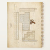 Lab Octopus & Periodic Table Victoriaans Naturalis Planner (Achterkant)