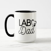 "Lab Papa" Café Mug