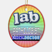LAB PATHOLOGIST LOGO KERAMISCH ORNAMENT (Links)