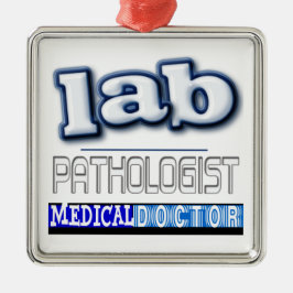 LAB PATHOLOGIST LOGO METALEN ORNAMENT