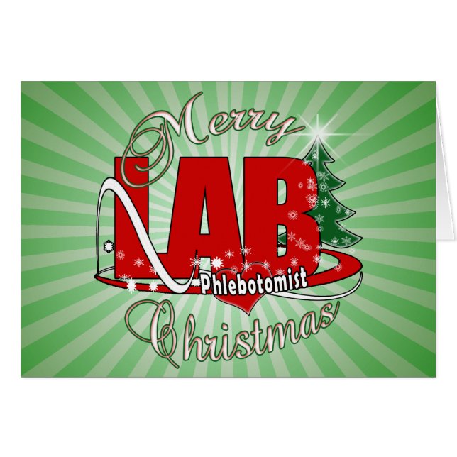 LAB PHLEBOTOMIST CHRISTMAS (Voorkant Horizontaal)