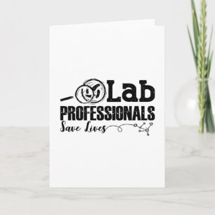 Lab Professionals sparen Lives Laboratory Tech Gif Kaart