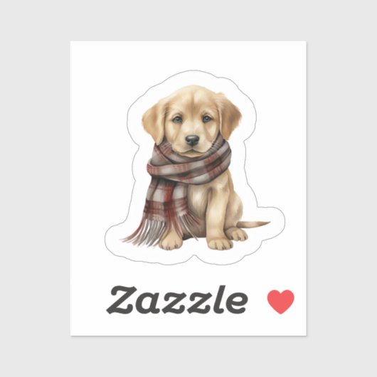 Lab Puppy Sticker (Vel)