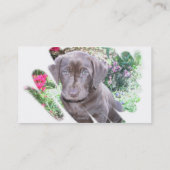 Lab Puppy Visitekaartje (Achterkant)