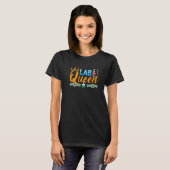 Lab Queen Medical Technoloog Tech Laboratory Tec T-shirt (Voorkant volledig)