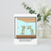 Lab Rat Briefkaart (Staand voorkant)