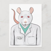 Lab Rat Briefkaart (Voorkant)