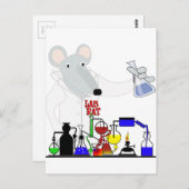 LAB RAT CHEMISTRY BRIEFKAART (Voorkant / Achterkant)
