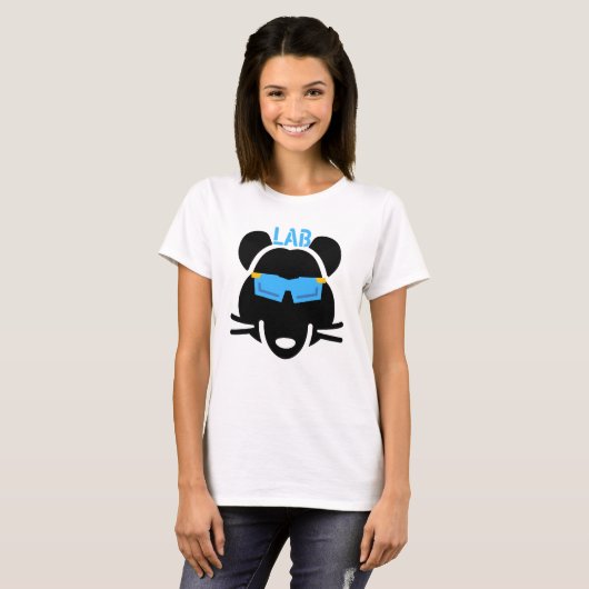 Lab Rat - Laboratoriumtechnicus T-Shirt (Voorkant volledig)