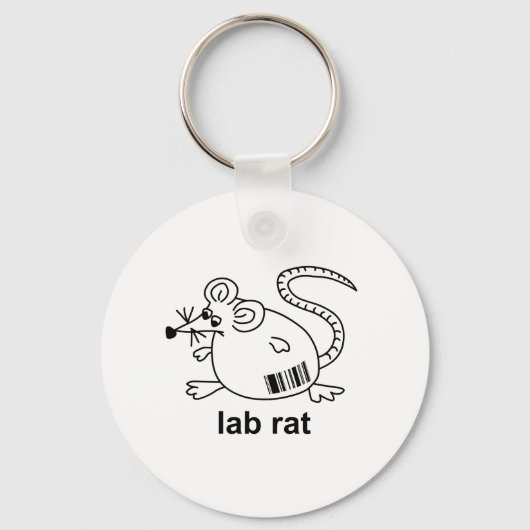 Lab Rat Sleutelhanger (Voorkant)