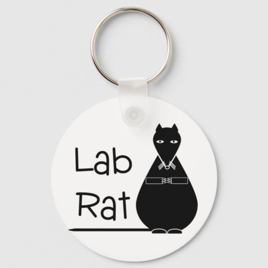 Lab Rat sleutelhanger (Voorkant)