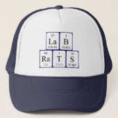 Lab Rats nom de table périodique casquette W (Devant)