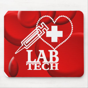 LAB TECH HEART SYRINGE LOGO - LABORATORIUMWETENSCH MUISMAT