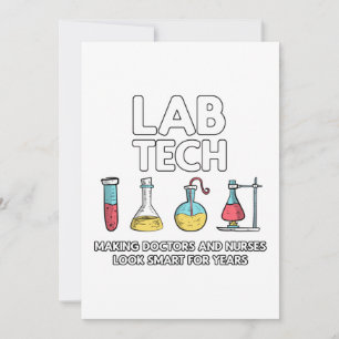 Lab Tech Laboratory Feestdagenkaart