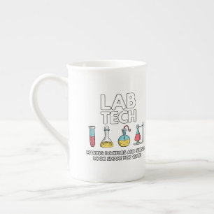 Lab Tech Laboratory Porselein Kop