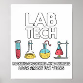 Lab Tech Laboratory Poster (Voorkant)