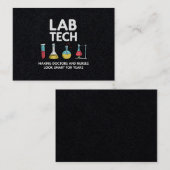 Lab Tech Laboratory Visitekaartje (Voorkant / Achterkant)