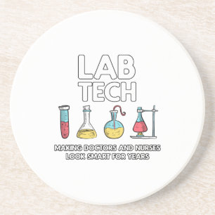 Lab Tech Laboratory Zandsteen Onderzetter