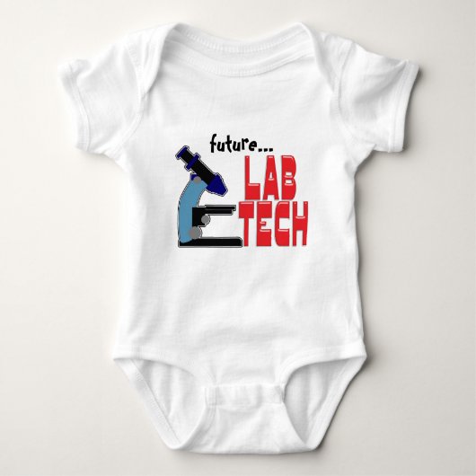 LAB TECH MET MICROSCOPE ROMPER (Voorkant)