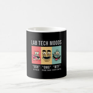 Lab Tech Moods Laboratory Science Technicia Gift Koffiemok